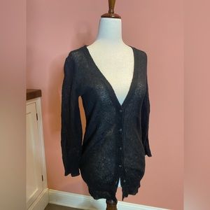 Old navy black knit cardigan